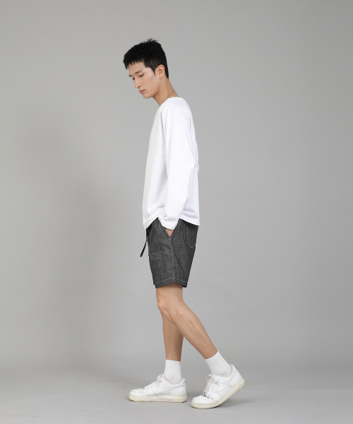SAINTCREW（セントクルー）の「無地ボートネック長袖Tシャツ RBL-878 ホワイト（Tシャツ/カットソー・メンズ・その他・LARGE/MEDIUM/XX-LARGE/XXX-LARGE/XXXX-LARGE/X-LARGE）」の14枚目の写真