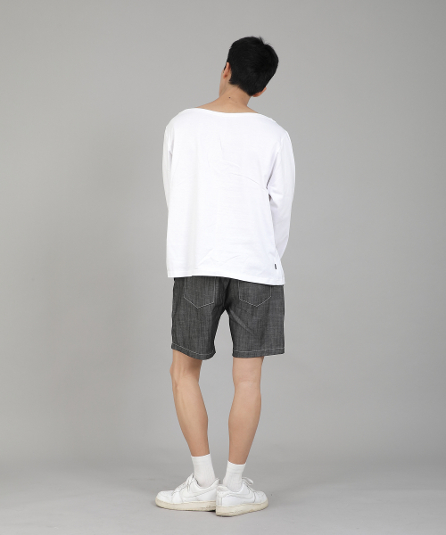 SAINTCREW（セントクルー）の「無地ボートネック長袖Tシャツ RBL-878 ホワイト（Tシャツ/カットソー・メンズ・その他・LARGE/MEDIUM/XX-LARGE/XXX-LARGE/XXXX-LARGE/X-LARGE）」の15枚目の写真