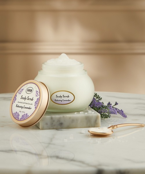 SABON(サボン)の「ヘッドスクラブ 300g(シャンプー・レディース・リラクシング(ラベンダー)/リプレニッシング(ゼラニウム)/リフレッシング(ミント)・FREE)」の9枚目の写真
