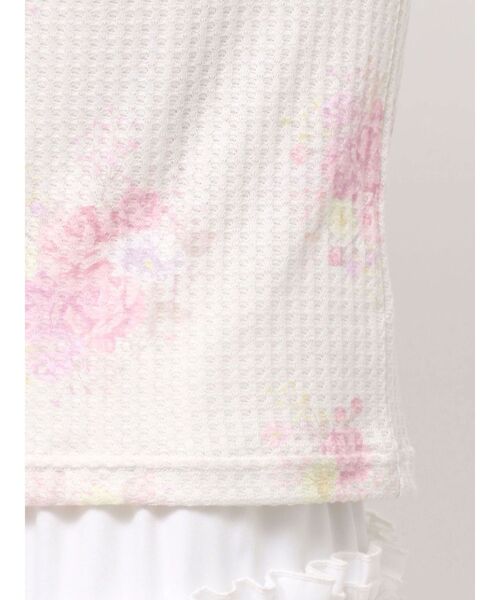 merry jenny(メリージェニー)の「bouquetワッフルトップス(Tシャツ/カットソー・レディース・ピンク/ブルー/ミント・FREE)」の8枚目の写真
