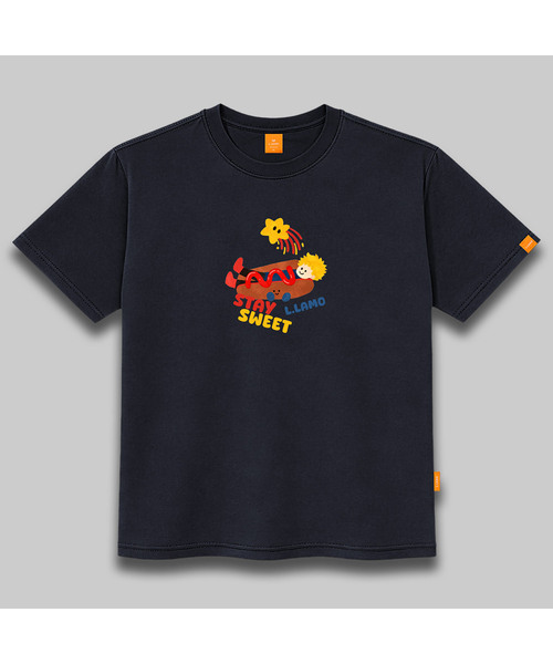LLAMO(エラモ)の「ホットドッグ王子 半袖Tシャツ 男女共用 ビッグサイズ(Tシャツ/カットソー・メンズ・ネイビー/カーキ/ホワイト/ベージュ・X-LARGE/MEDIUM/LARGE/2XL/3XL/4XL/SMALL)」の1枚目の写真