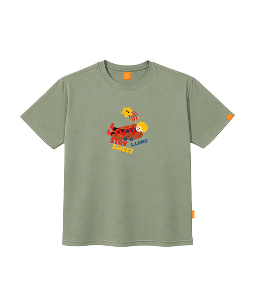 LLAMO(エラモ)の「ホットドッグ王子 半袖Tシャツ 男女共用 ビッグサイズ(Tシャツ/カットソー・メンズ・ネイビー/カーキ/ホワイト/ベージュ・X-LARGE/MEDIUM/LARGE/2XL/3XL/4XL/SMALL)」の7枚目の写真