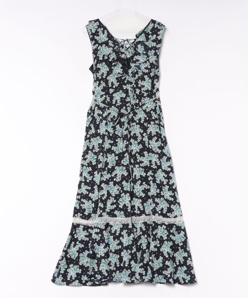ANNA SUI(アナスイ)の「【LILY BROWN×ANNA SUI】フラワープリントワンピース(ワンピース・レディース・ネイビー/ブラック/アイボリー・1)」の4枚目の写真