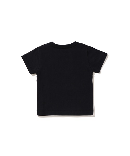 A BATHING APE(アベイシングエイプ)の「MILO MULTI DINOSAURS PATTERN BABY MILO TEE(Tシャツ/カットソー・キッズ・ホワイト/ブラック・80)」の4枚目の写真
