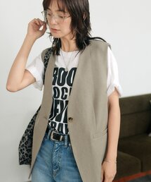 2way Embroidery Vest/2WAYエンブロイダリーベスト【MAISON SPECIAL