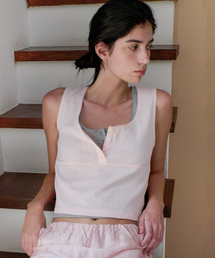 Lazy punching sleeveless (pink)