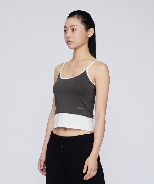 GIMOR（ギマー）の「Layered Tank Top Charcoal（Tシャツ/カットソー・レディース・その他・SMALL）」の3枚目の写真