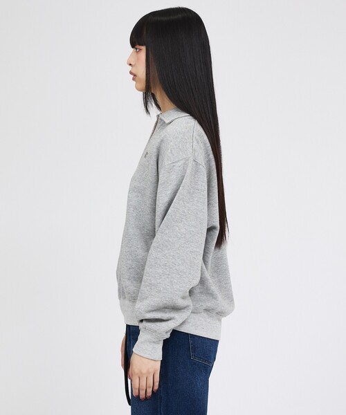 Russell Athletic(ラッセルアスレティック)の「【RUSSELL ATHLETIC/ラッセル アスレチック】トライブレンドスキッパーカラースウェット/Tri-Blend Brushed Skipper Collar Sweat(スウェット・レディース・ライトグレー/ブラック/レッド・フリー)」の20枚目の写真