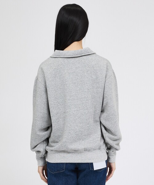 Russell Athletic(ラッセルアスレティック)の「【RUSSELL ATHLETIC/ラッセル アスレチック】トライブレンドスキッパーカラースウェット/Tri-Blend Brushed Skipper Collar Sweat(スウェット・レディース・ライトグレー/ブラック/レッド・フリー)」の21枚目の写真