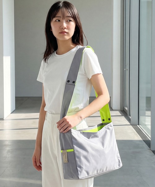 DEVICE(デバイス)の「サスティナブル スナップ アジャスト ショルダーバッグ(ショルダーバッグ・レディース・グレー系その他/ブルー系その他/グレー系その他2・FREE)」の14枚目の写真