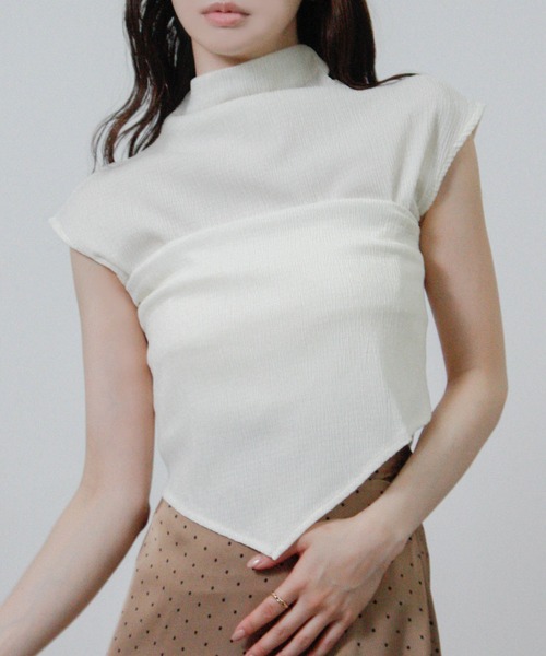 Social GIRL(ソーシャルガール)の「スカーフ付き3WAYカットソー Tシャツ 半袖 セット商品(Tシャツ/カットソー・レディース・アイボリー/ブラック/ブラウン・M)」の13枚目の写真