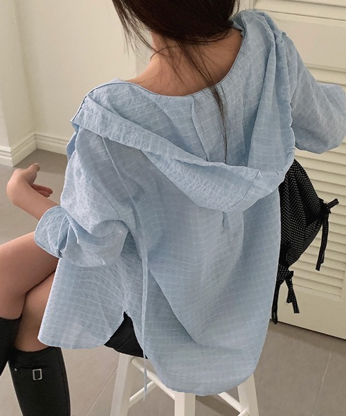 Checkered Oversized Shirt Parker — рубашка-парка в клетку oversized