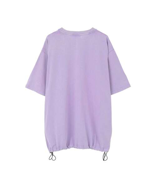 CONVERSE TOKYO（コンバーストウキョウ）の「EMBOSSED LOGO TEE（Tシャツ/カットソー・レディース・ブラック/ライラック/ホワイト・SMALL/MEDIUM）」の7枚目の写真
