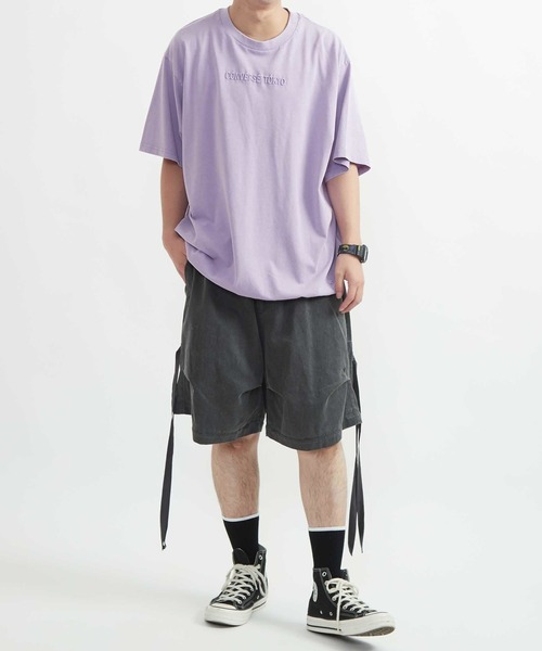 CONVERSE TOKYO（コンバーストウキョウ）の「EMBOSSED LOGO TEE（Tシャツ/カットソー・レディース・ブラック/ライラック/ホワイト・SMALL/MEDIUM）」の18枚目の写真