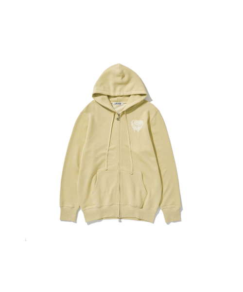 LOTSYOU（ロッツユー）の「Melting Heart Candy Zip-up Hoodie Yellow（パーカー・レディース・その他・O/S）」の2枚目の写真