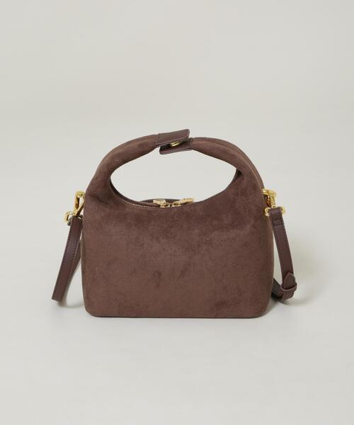 NANO universe(ナノユニバース)の「SINBONO/Vienna Crossbody Bag FakeSuede(ショルダーバッグ・レディース・ダークブラウン/アイボリー・FREE)」の7枚目の写真