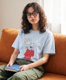 【T22】【PEANUTS/ピーナッツ】SNOOPY S/S TEE B-7881S