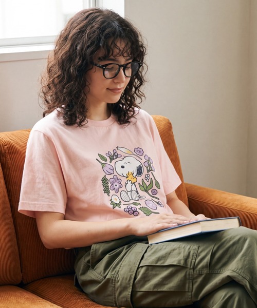 PEANUTS（ピーナッツ）の「【T22】【PEANUTS/ピーナッツ】SNOOPY S/S TEE B-7881S（Tシャツ/カットソー・レディース・その他6/その他5/その他1/その他2/その他3/その他4・MEDIUM/LARGE）」の4枚目の写真