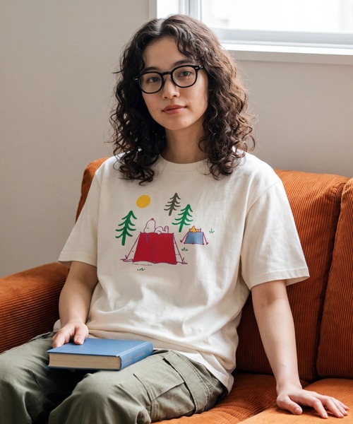 PEANUTS（ピーナッツ）の「【T22】【PEANUTS/ピーナッツ】SNOOPY S/S TEE B-7881S（Tシャツ/カットソー・レディース・その他6/その他5/その他1/その他2/その他3/その他4・MEDIUM/LARGE）」の6枚目の写真