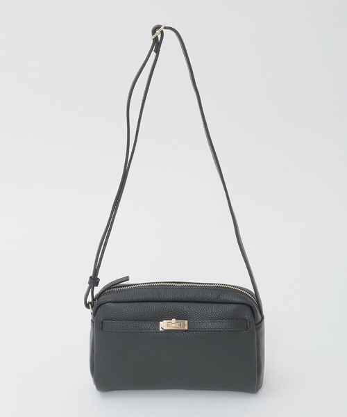 MK MICHEL KLEIN（エムケーミッシェルクラン）の「[軽量]カウレザースクエアミニショルダー（ショルダーバッグ・レディース・アイボリー/ブラック/ブラウン/ピンク・00）」の12枚目の写真