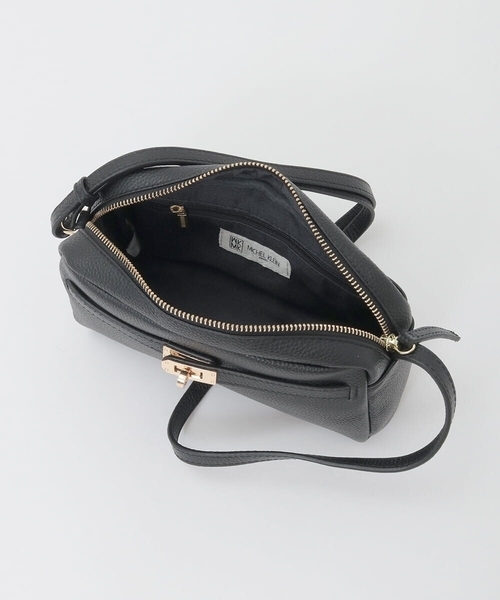 MK MICHEL KLEIN（エムケーミッシェルクラン）の「[軽量]カウレザースクエアミニショルダー（ショルダーバッグ・レディース・アイボリー/ブラック/ブラウン/ピンク・00）」の14枚目の写真
