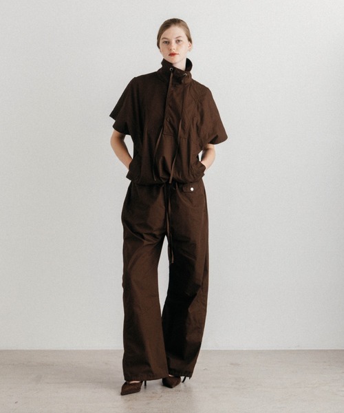 CREDONA(クレドナ)の「OFFSET WAIST PANTS/オフセットウエストパンツ(その他パンツ・レディース・ブラック/ブラウン・1/0)」の12枚目の写真
