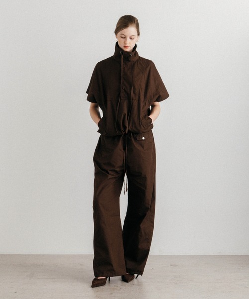 CREDONA(クレドナ)の「OFFSET WAIST PANTS/オフセットウエストパンツ(その他パンツ・レディース・ブラック/ブラウン・1/0)」の13枚目の写真