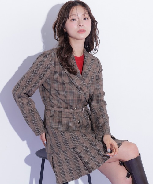 JILL by JILL STUART(ジルバイジルスチュアート)の「<セットアップ対応>プリンセスラインテーラードジャケット(テーラードジャケット・レディース・モカ/グレー/ブラウン系その他・SMALL/MEDIUM)」の22枚目の写真