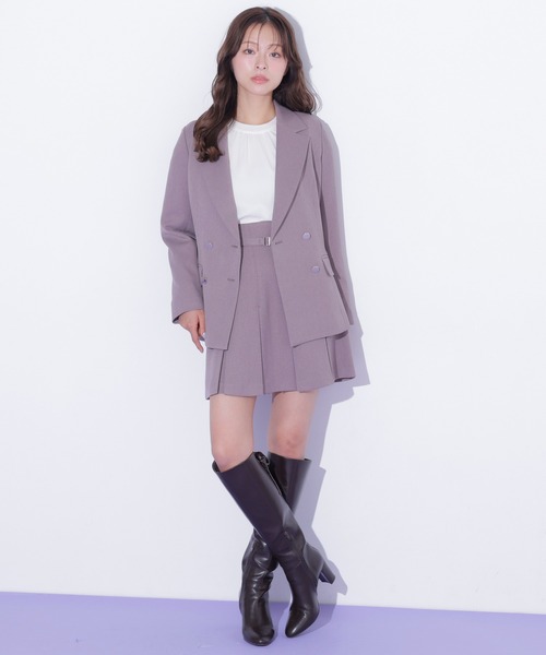 JILL by JILL STUART(ジルバイジルスチュアート)の「<セットアップ対応>プリンセスラインテーラードジャケット(テーラードジャケット・レディース・モカ/グレー/ブラウン系その他・SMALL/MEDIUM)」の4枚目の写真