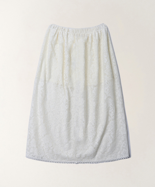 TTUDEMENT(トュードメント)の「CROCHET LONG SKIRT_WHITE(スカート・レディース・その他・FREE)」の2枚目の写真