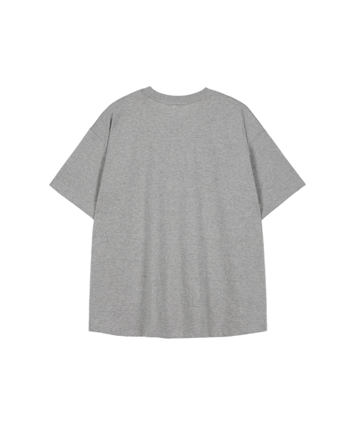 DEINET（ダイニット）の「DEINET BOLD LOGO T-SHIRTS IN MELANGE GREY（Tシャツ/カットソー・レディース・その他・FREE）」の3枚目の写真