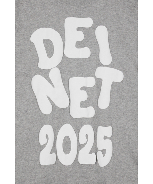 DEINET（ダイニット）の「DEINET BOLD LOGO T-SHIRTS IN MELANGE GREY（Tシャツ/カットソー・レディース・その他・FREE）」の5枚目の写真