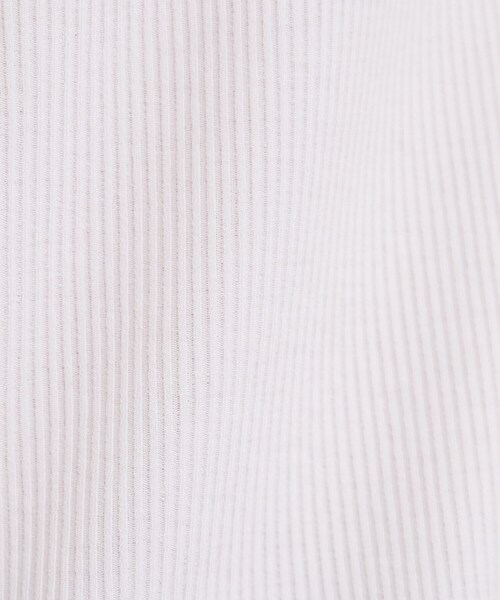 grove(グローブ)の「着るだけで旬顔 ドレープネックテレコTシャツ(Tシャツ/カットソー・レディース・ブラック/オフホワイト・05/04/03/02)」の17枚目の写真