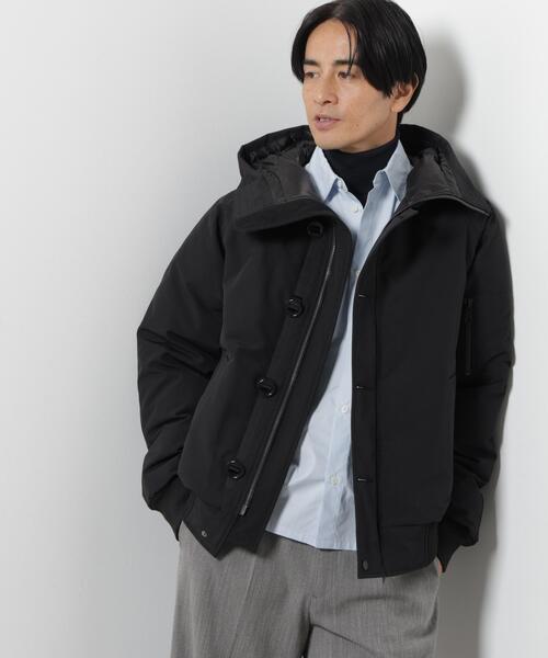 NANO universe(ナノユニバース)の「「西川ダウン(R)」アークティックショートダウン(ダウンジャケット/コート・メンズ・ネイビー/ダークカーキ/ブラック・S/M/L)」の4枚目の写真