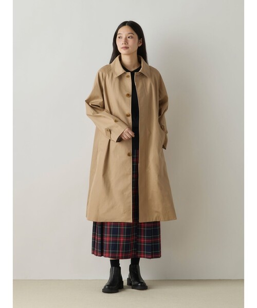MidiUmi(ミディウミ)の「MidiUmi ステンカラーコート(ステンカラーコート・レディース・ベージュ・FREE)」の4枚目の写真
