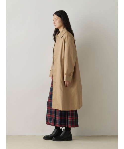 MidiUmi(ミディウミ)の「MidiUmi ステンカラーコート(ステンカラーコート・レディース・ベージュ・FREE)」の6枚目の写真