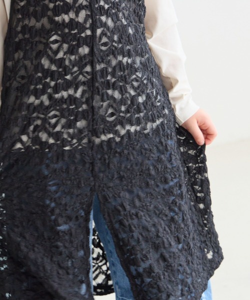 BAYFLOW（ベイフロー）の「[ロンT＋ワンピセット]レースセットワンピース[120/140/160cm](KIDS)（ワンピース・キッズ・ブラック/ホワイト・160cm/120cm/140cm）」の22枚目の写真