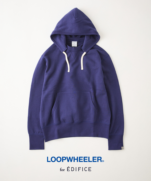 LOOPWHEELER（ループウィラー）の「LOOPWHEELER for LOWERCASE 別注 After Hood Sweatshirt（パーカー・メンズ・ネイビー/グレー/その他・SMALL/MEDIUM/LARGE/X-LARGE）」の2枚目の写真