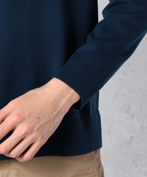green label relaxing（グリーンレーベルリラクシング）の「BC HT CIRCLE/LINE ROLL/N ニット◆（ニット/セーター・メンズ・ネイビー/ホワイト・LARGE/SMALL/MEDIUM）」の14枚目の写真