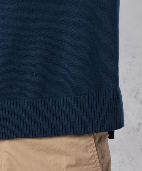 green label relaxing（グリーンレーベルリラクシング）の「BC HT CIRCLE/LINE ROLL/N ニット◆（ニット/セーター・メンズ・ネイビー/ホワイト・LARGE/SMALL/MEDIUM）」の15枚目の写真