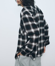 AZUL BY MOUSSY（アズールバイマウジー）の「【秋冬の定番】オンブレチェックシャツ 秋服 冬服　羽織　長袖　チェック柄（シャツ/ブラウス）」