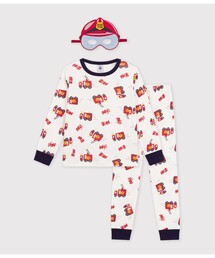 PETIT BATEAU | 消防士変身パジャマ(アイマスク付き)(ルームウェア/パジャマ)