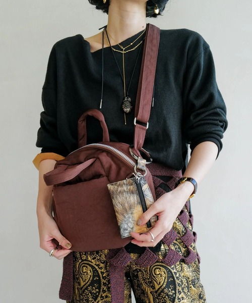 ITTI(イッチ)の「ANNIE PUFFER MINI MADISON BAG / CERATO BRIGHT(ショルダーバッグ・レディース・ブラック/ブラウン・FREE)」の15枚目の写真