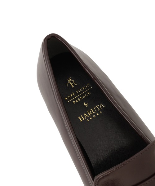 HARUTA(ハルタ)の「ROPE' PICNIC PASSAGE byHARUTA ビット付フラットローファー/軽量(ローファー・レディース・ダークブラウン/ブラック・24/23.5/23/24.5)」の8枚目の写真
