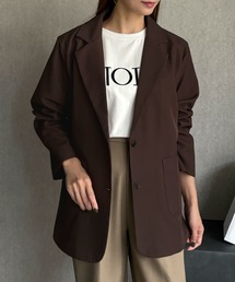 オーバーサイズミドル丈テーラードジャケット