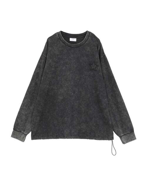 CONVERSE TOKYO(コンバーストウキョウ)の「HEM SPINDLE LOGO LONG SLEEVE TEE(Tシャツ/カットソー・レディース・ブラック/ネイビー/パープル/グレー・SMALL/MEDIUM)」の17枚目の写真