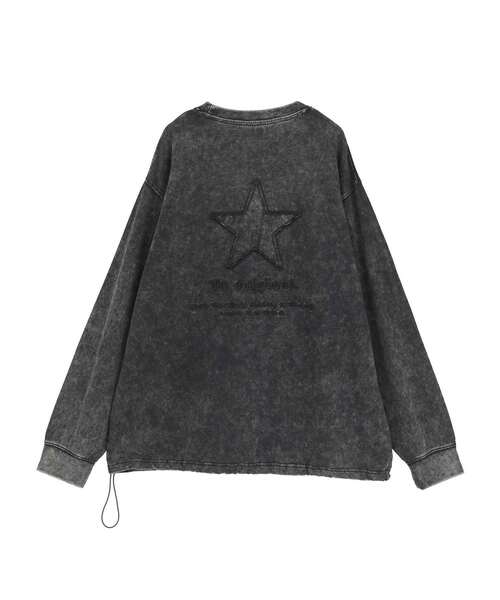 CONVERSE TOKYO(コンバーストウキョウ)の「HEM SPINDLE LOGO LONG SLEEVE TEE(Tシャツ/カットソー・レディース・ブラック/ネイビー/パープル/グレー・SMALL/MEDIUM)」の18枚目の写真
