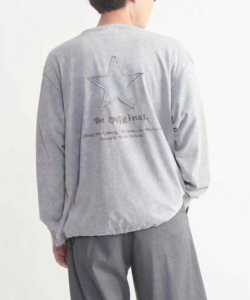 CONVERSE TOKYO(コンバーストウキョウ)の「HEM SPINDLE LOGO LONG SLEEVE TEE(Tシャツ/カットソー・レディース・ブラック/ネイビー/パープル/グレー・SMALL/MEDIUM)」の10枚目の写真