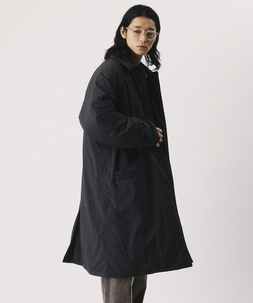 NANGA（ナンガ）の「NANGA/ナンガ NANGA × Firsthand 別注 DOWN BALCOLLER COAT【限定展開】/ 別注 バルカラー ダウンコート（ダウンジャケット/コート・メンズ・ブラック/ネイビー・MEDIUM/SMALL/LARGE）」の17枚目の写真