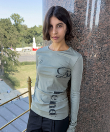 SYMBOL POINT SLEEVE IN KHAKI
